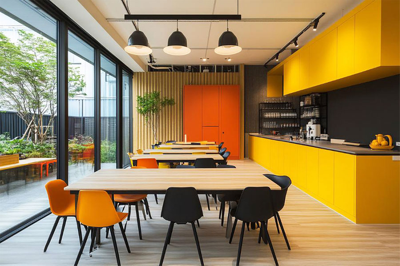 The Table And Chair Solution For The Company Restaurant (Staff Canteen)