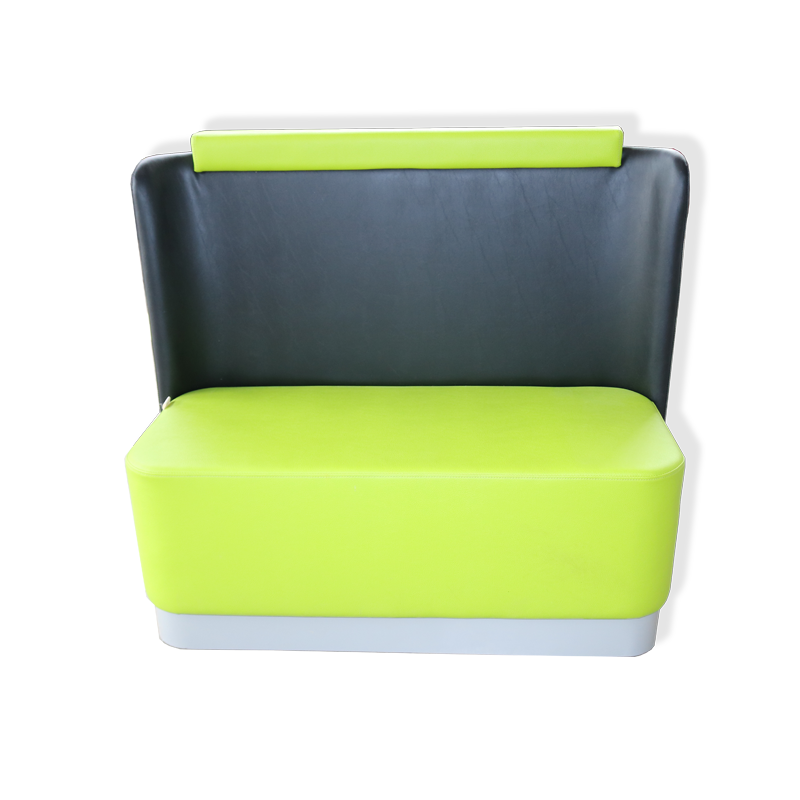 Wooden single row booth