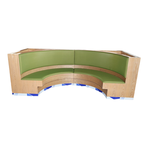Wooden Semi-circular Booth
