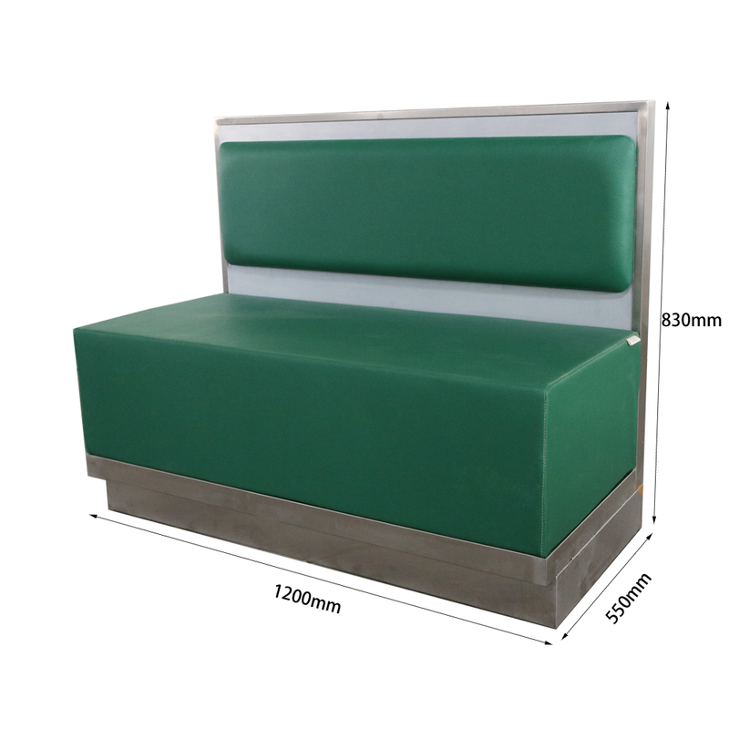 Flexible single row booth