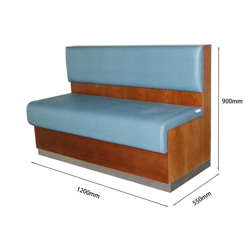 Wooden flexible single row booth